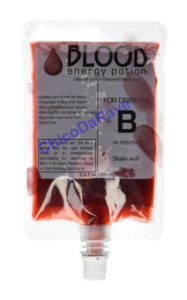 Cantil bolsa de sangue