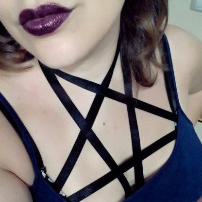 Harness pentagrama preto