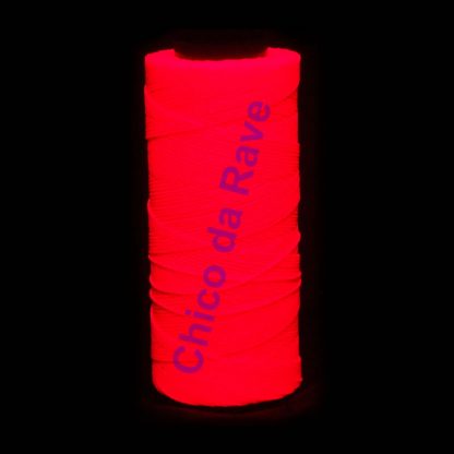 Fio encerado vermelho fluorescente - 100g