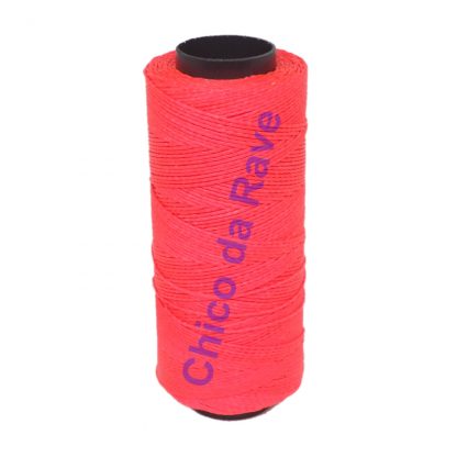 Fio encerado vermelho fluorescente - 100g - Image 2