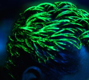 Gel amarelo fluorescente