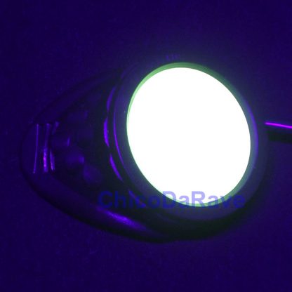 Adesivo redondo 48mm amarelo fluorescente para cyber goggles - Image 2