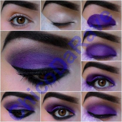Sombra roxo opaco asa de borboleta - Image 3