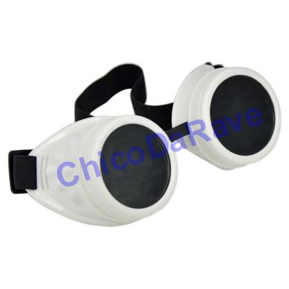 Cyber goggles branco fluorescente