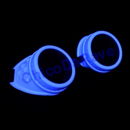 Cyber goggles branco fluorescente