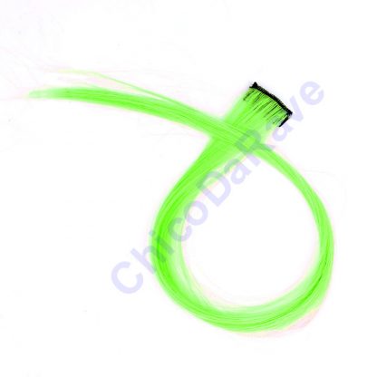 Mecha verde fluorescente
