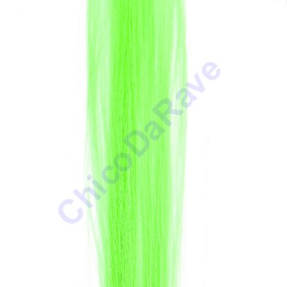Mecha verde fluorescente