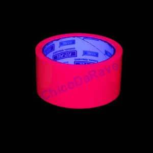 Fita adesiva rosa fluorescente