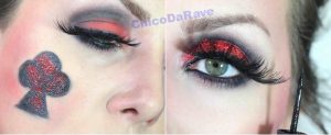 kit glitter cremoso holográfico 5 cores - Exemplo de aplicação