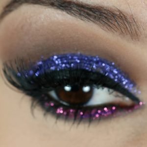 kit glitter cremoso holográfico 5 cores - Exemplo de aplicação