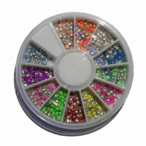 Kit strass fluorescente 12 cores