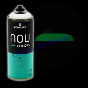 Tinta spray fosforescente Nou Colors - Brilha no escuro!
